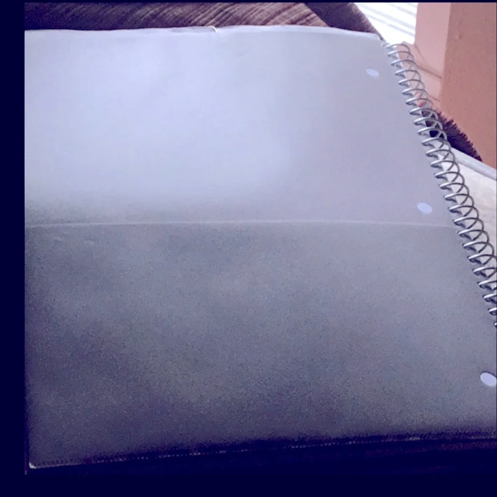 9” x 11” Poly 3 Subject College Ruled Spiral Notebook